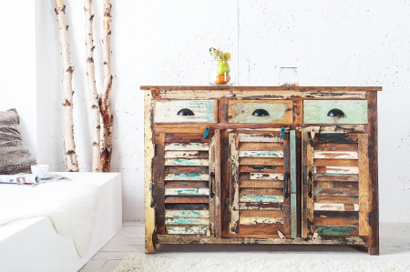 Bufet JAKARTA din lemn reciclat, 125 cm [3]