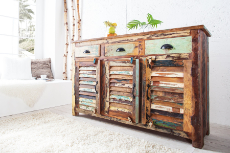 Bufet JAKARTA din lemn reciclat, 125 cm [1]