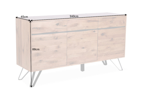 Bufet LIVING EDGE 160 cm stejar sălbatic [10]