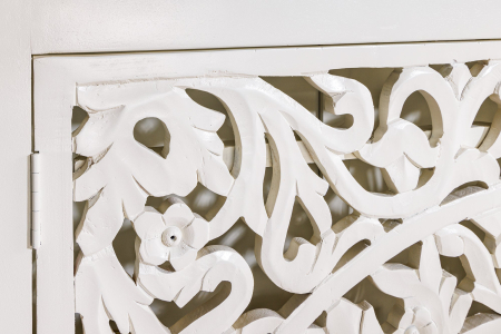 Bufet MARRAKECH din lemn de mango alb, 140 cm [5]