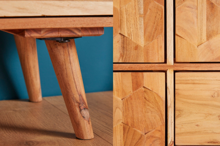 Bufet MYSTIC LIVING din lemn de salcam, 140 cm [6]