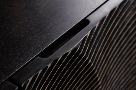 Bufet OLDEN SUNSET din lemn de mango negru, 140 cm [6]