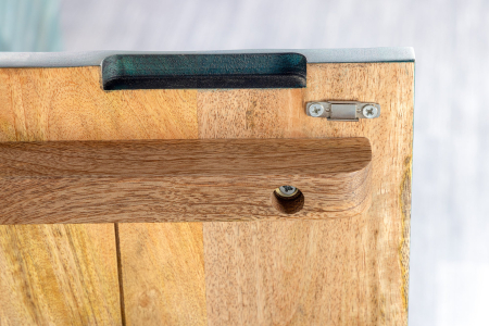 Bufet SCORPION din lemn de mango turquoise, 180 cm [9]