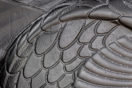 Bufet SNAKE din lemn de mango negru, 120 cm [7]