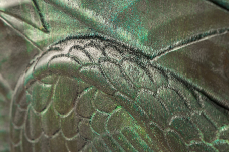 Bufet SNAKE din lemn de mango turquoise, 120 cm [6]