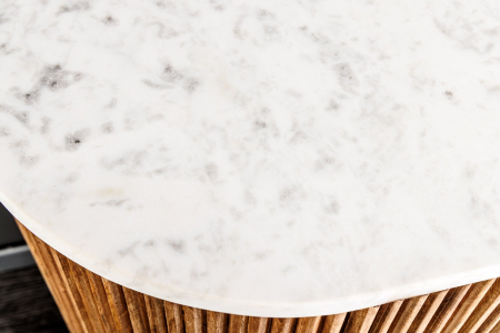 Bufet TRES CHIC din lemn de mango si blat din marmura, 105 cm [5]