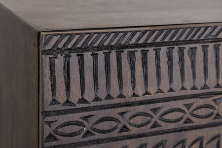 Bufet TRIBAL din lemn de mango maro, 120 cm [5]