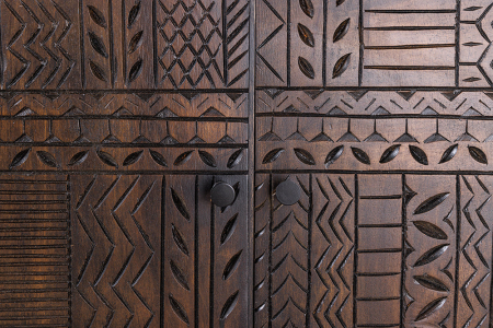 Bufet TRIBAL din lemn de mango maro, 180 cm [6]