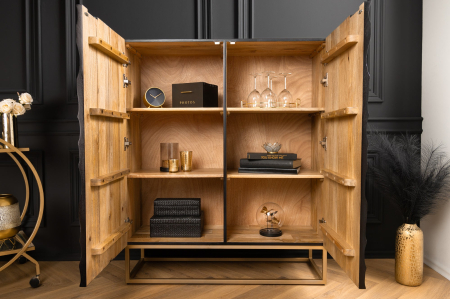 Bufet VULCANO din lemn de mango alb, 120 cm [3]