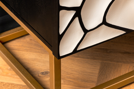 Bufet VULCANO din lemn de mango alb, 120 cm [4]