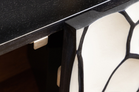 Bufet VULCANO din lemn de mango alb, 180 cm [9]