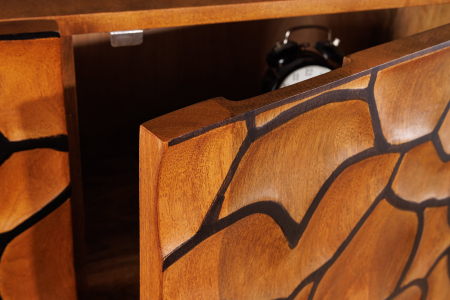 Bufet VULCANO din lemn de mango maro, 120 cm [5]