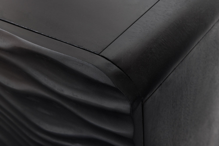 Bufet WAVE din lemn de mango negru, 120 cm [5]