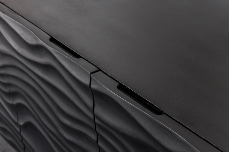 Bufet WAVE din lemn de mango negru, 160 cm [5]