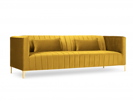Canapele - Canapea 3 locuri Annite Yellow
