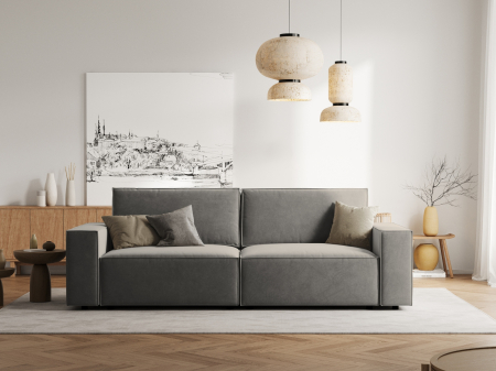 Canapea Carlo cu tapițerie din catifea [4]