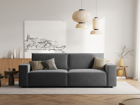 Canapea Carlo cu tapițerie din catifea [4]