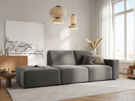 Canapea Carlo cu tapițerie din catifea [4]