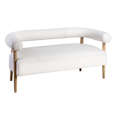 Canapeá cu 2 locuri bej weave-wood room 143 x 67 x 69 cm [2]