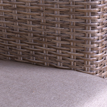 Canapea de exterior cu 3 locuri Patsy, din rattan si lemn. 220 x 89 x 64,50 cm [6]