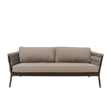 Canapea de exterior cu 3 locuri Rebecca,cadru  din aluminiu 206 x 83 x 74 cm [3]