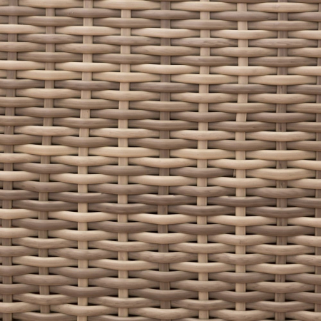 Canapea de exterior cu 3 locuri din rattan . 248 x 88 x 74 cm [4]