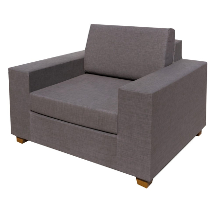Mobilier Gradina - Fotoliu de exterior, cadru din aluminiu și textilena  110 x 88 x 70 cm