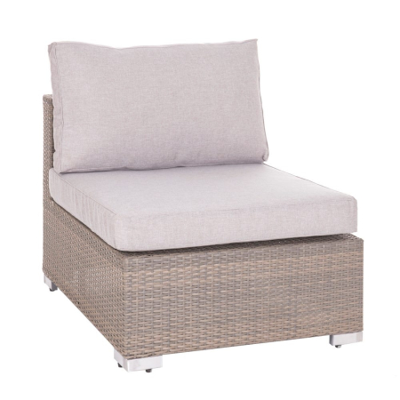 Set de exterior Marlene din rattan. 248 x 248 x 66 cm [2]
