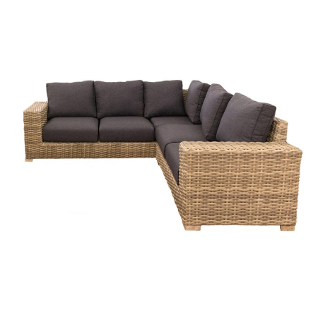 Mobilier Gradina - Colțar de exterior din rattan  246 x 246 x 74 cm