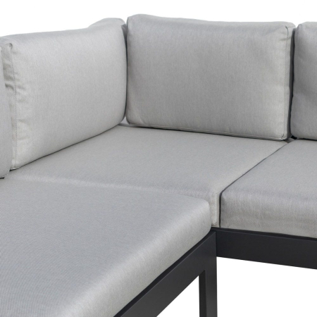 Coltar de exterior, set Agnes din aluminiu grafit 224 x 224 x 65,50 cm [4]