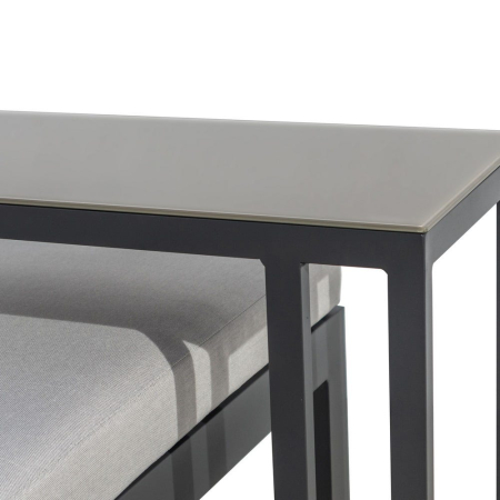 Coltar de exterior, set Agnes din aluminiu grafit 224 x 224 x 65,50 cm [7]