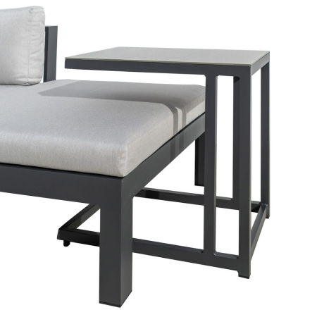 Coltar de exterior, set Agnes din aluminiu grafit 224 x 224 x 65,50 cm [6]