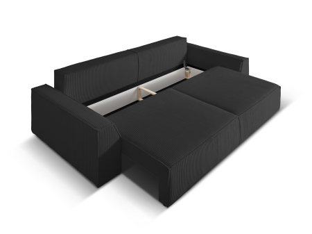 Canapea extennsibila Sophia cu tapițerie din catifea reiată [3]