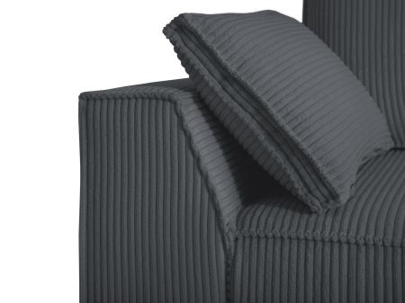 Canapea extennsibila Sophia cu tapițerie din catifea reiată [6]