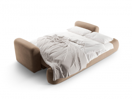 Canapea extensibila Ella cu 3 locuri si tapiterie din catifea [4]