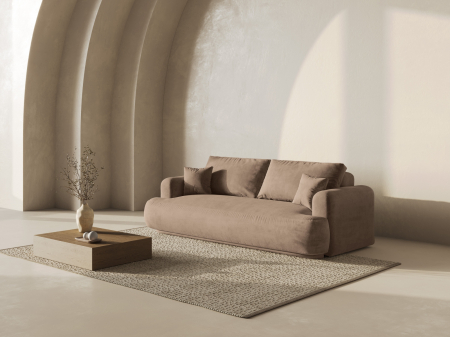 Canapea extensibila Ella cu 3 locuri si tapiterie din catifea [6]