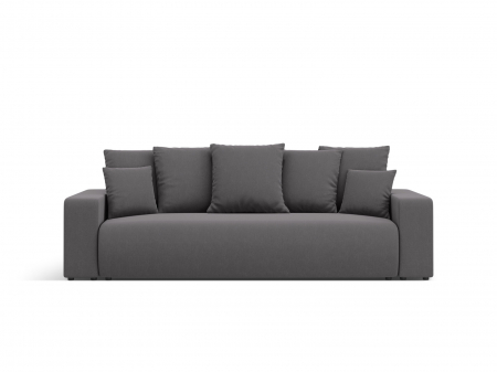 Canapele extensibile - Canapea extensibila Jini cu 3 locuri si tapiterie din tesatura structurala