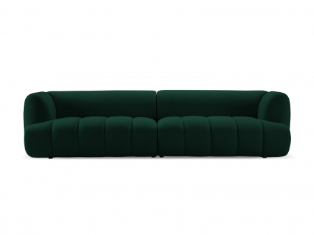 Canapele fixe - Canapea Harry cu 4 locuri si tapiterie din catifea