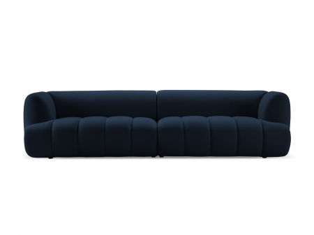 Canapele fixe - Canapea Harry cu 4 locuri si tapiterie din catifea