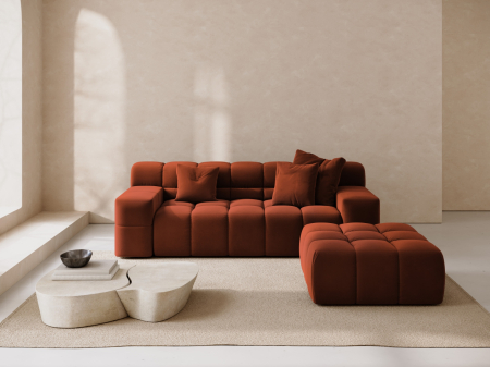 Canapea Hawaii cu tapițerie din catifea [4]