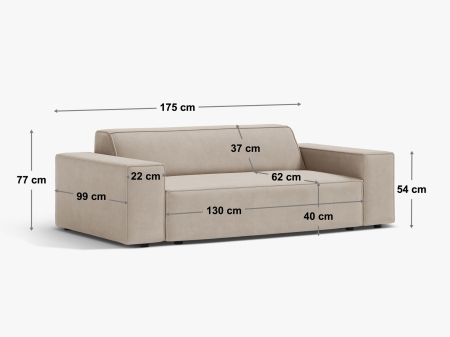 Canapea Jodie cu tapițerie din catifea [3]