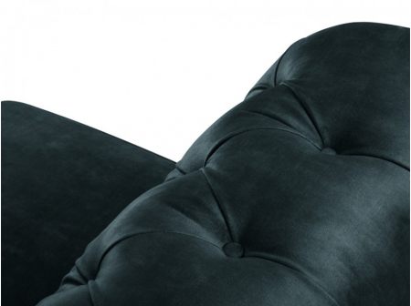 Canapea Lapis cu 3 locuri si tapiterie din catifea, gri [4]