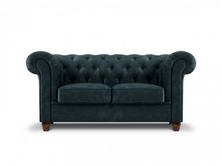 Canapea Lapis cu 3 locuri si tapiterie din catifea, gri [0]