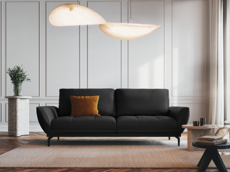 Canapea Lea cu 3 locuri si tapiterie din piele naturala [4]