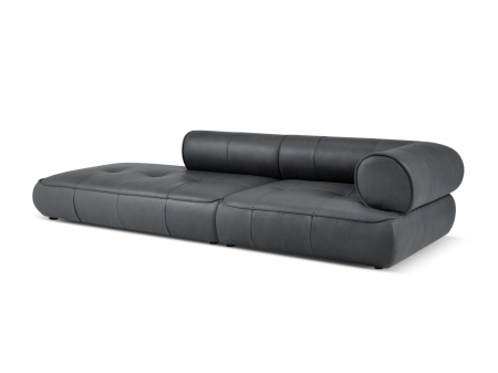 Canapea Lily cu 4 locuri si tapiterie din piele naturala [2]