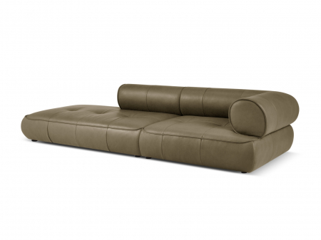 Canapea Lily cu 4 locuri si tapiterie din piele naturala [2]