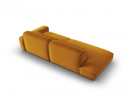 Canapea Lina cu 3 locuri si tapiterie din catifea [3]