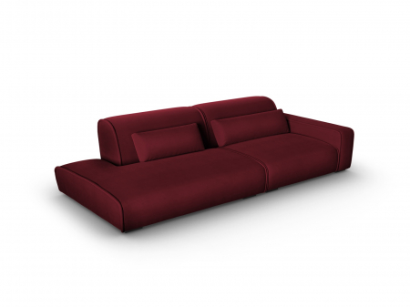 Canapea Lina cu 3 locuri si tapiterie din catifea [2]