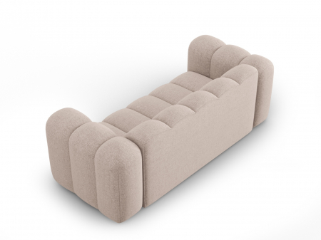 Canapea Lupine cu 2 locuri si tapiterie din tesatura structurala, bej [2]