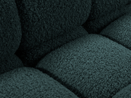 Canapea modulara Bellis cu 2 module si tapiterie boucle, petrol [4]